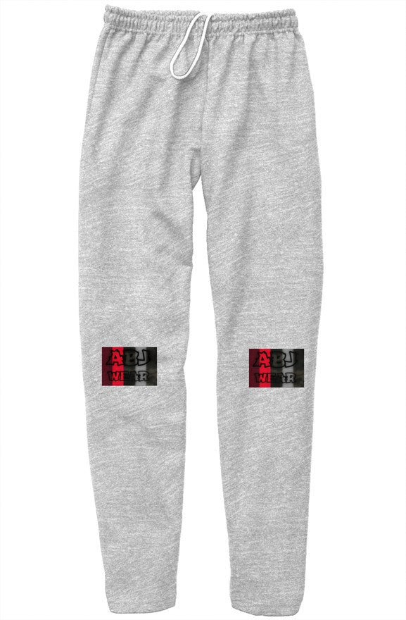 ABJ Black Red.and Grey ABC relaxed sweatpants