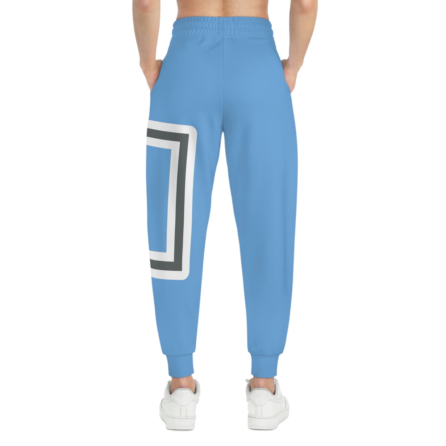 ABJ GREEK{ BABY BLUE} Athletic Joggers (AOP)