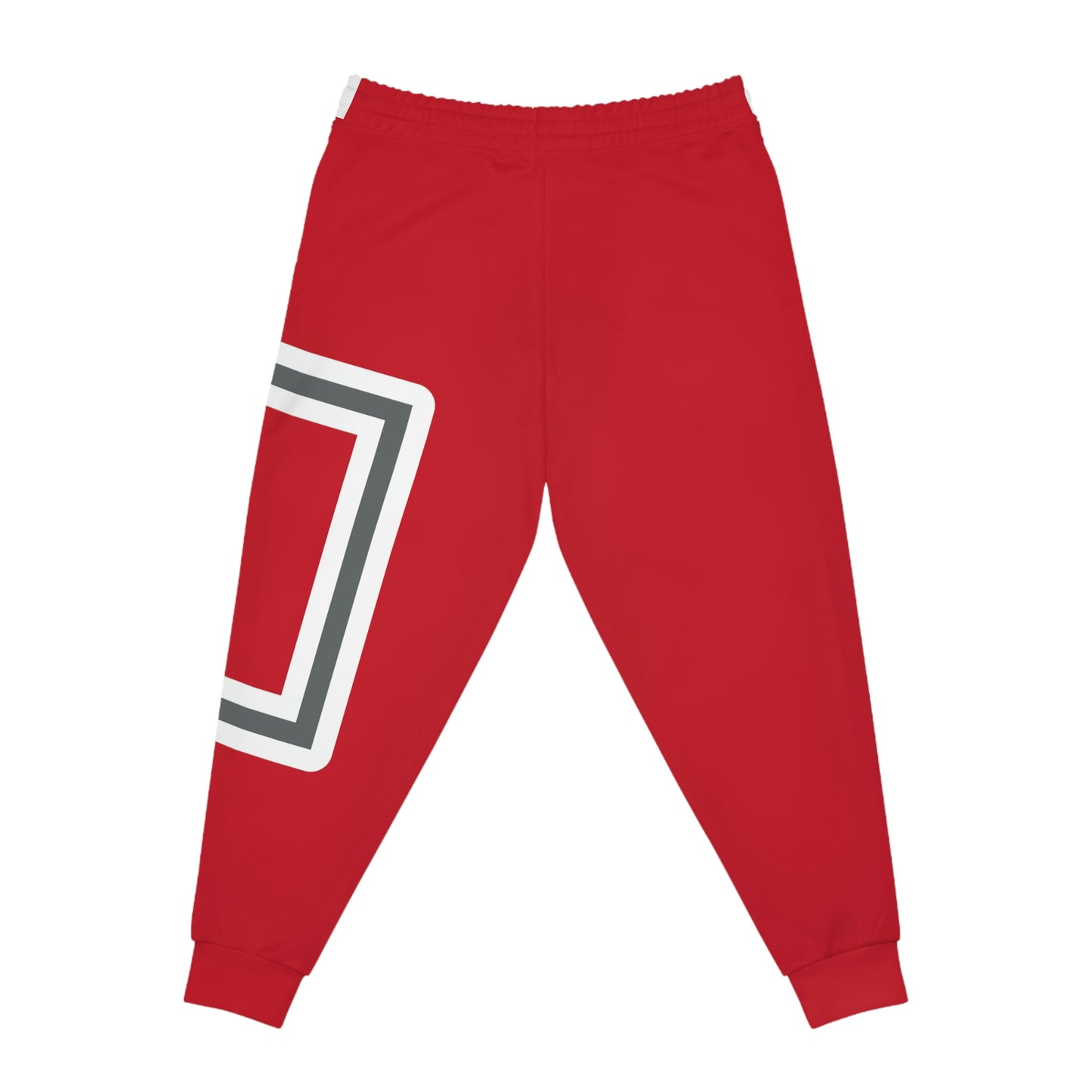 ABJ GREEK RED Athletic Joggers (AOP)