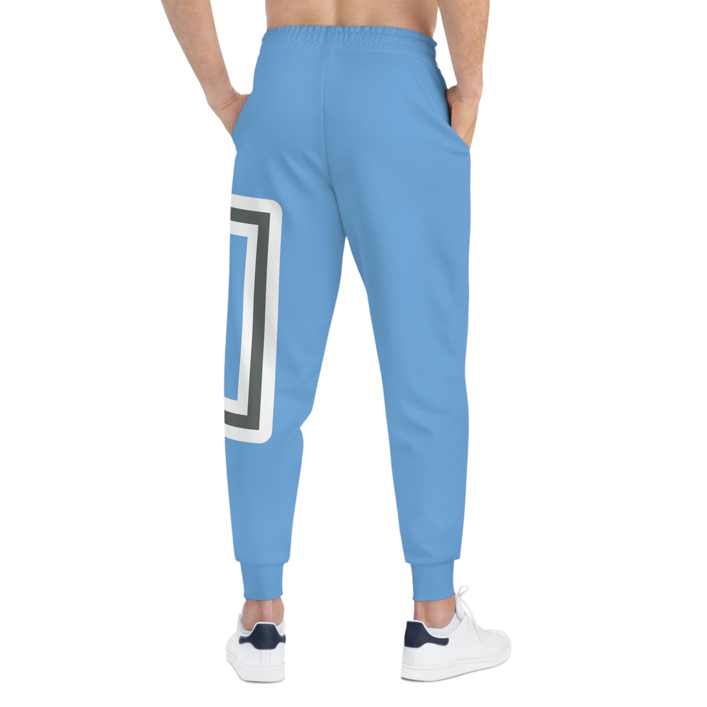ABJ GREEK{ BABY BLUE} Athletic Joggers (AOP)