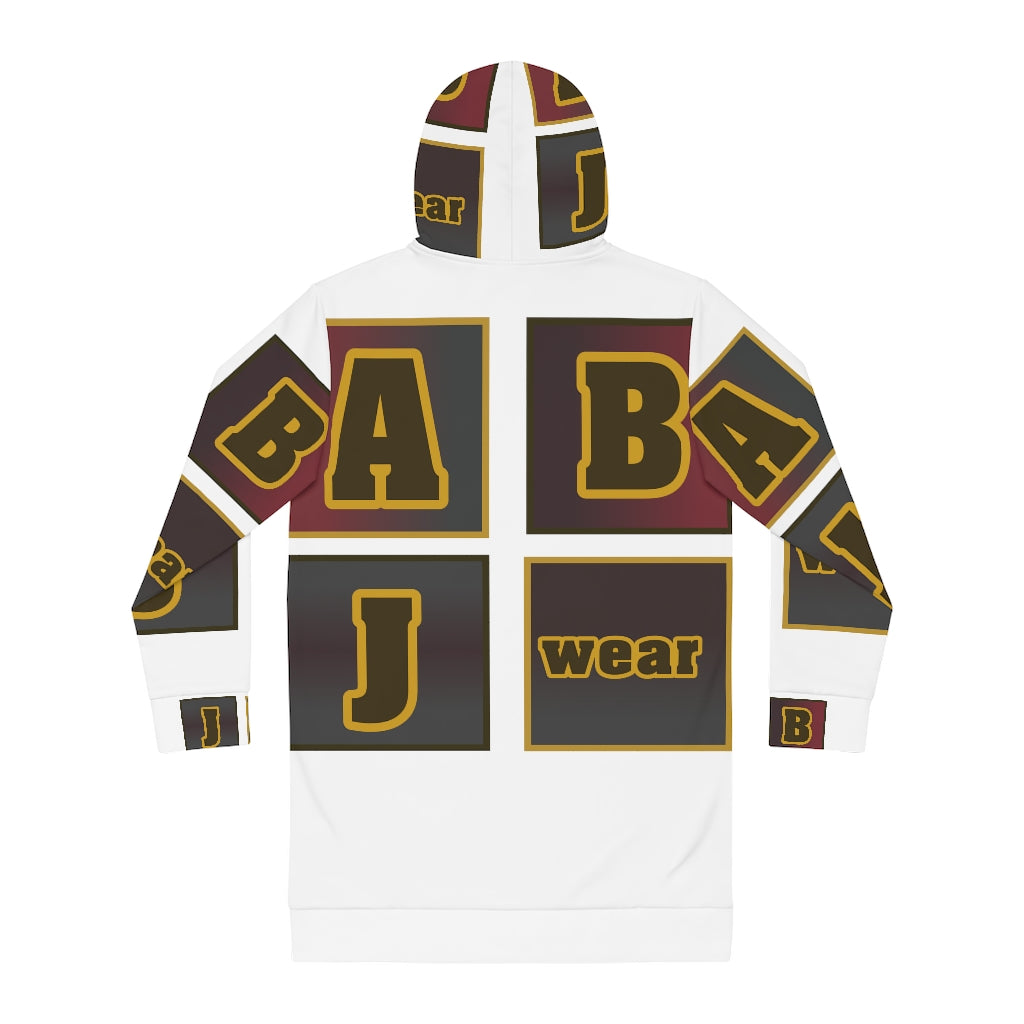 ABJ Brown box Women's Hoodie Dress (AOP)