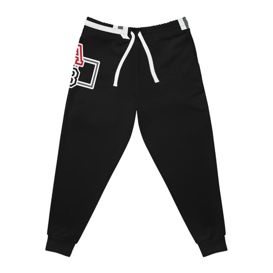 ABJ GREEK  {BLACK} Athletic Joggers (AOP)