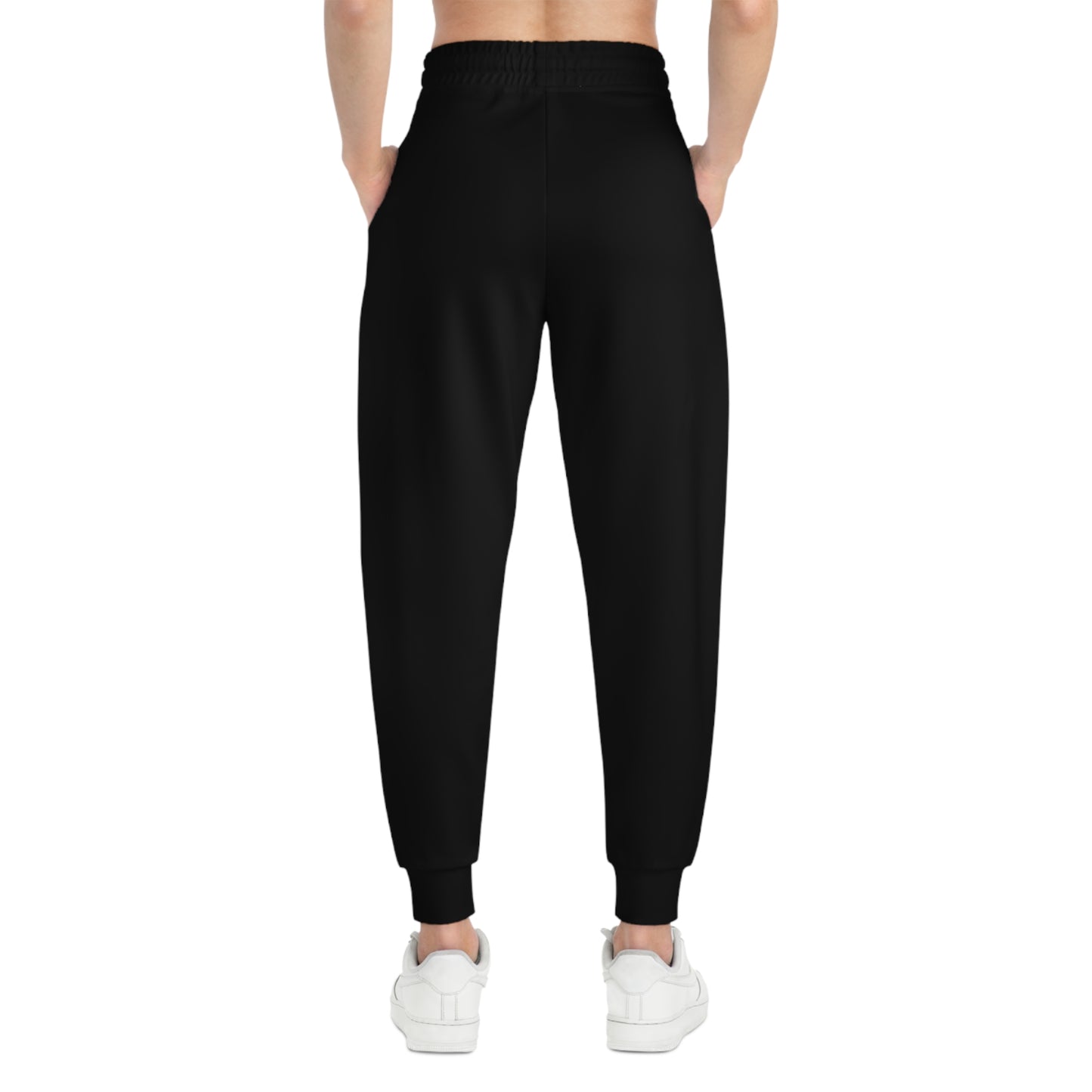 ABJ GREEK  {BLACK} Athletic Joggers (AOP)