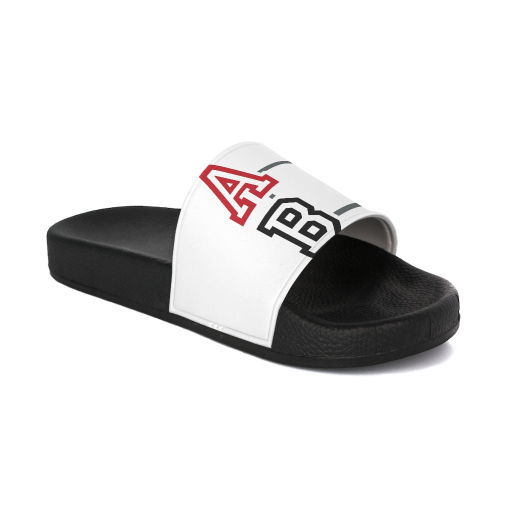 ABJ Greek (White) Women's Slide Sandals