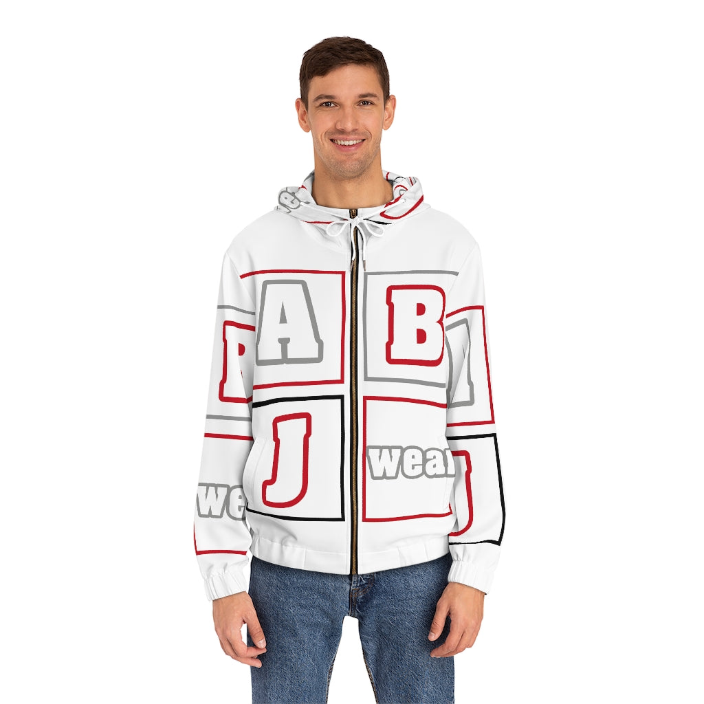 ABJ Men's Full-Zip Hoodie (AOP)