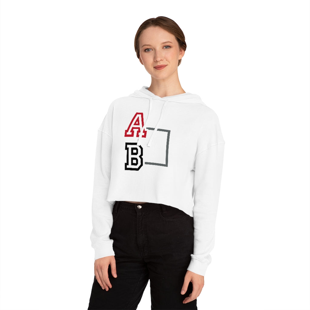 ABJ Greek Women’s Cropped Hooded Sweatshirt