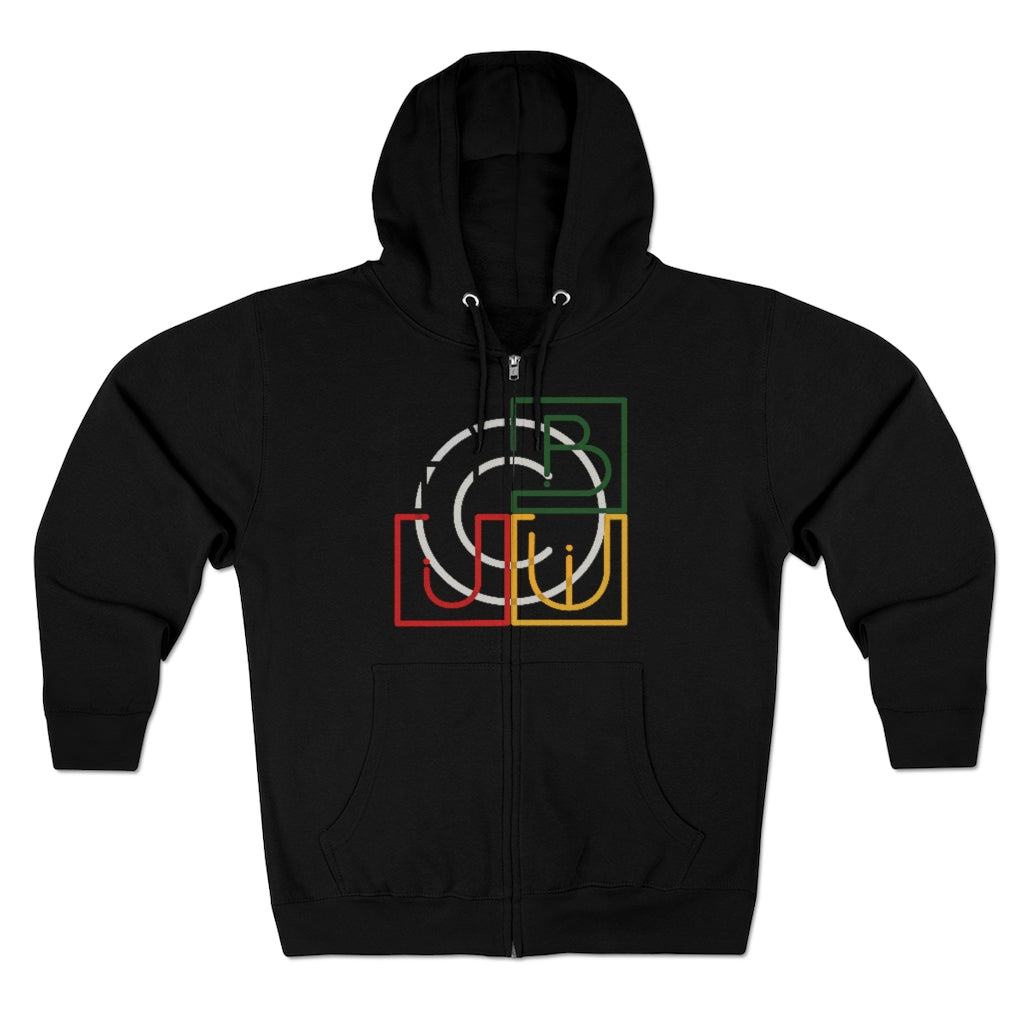 ABJ Cube Unisex Premium Full Zip Hoodie