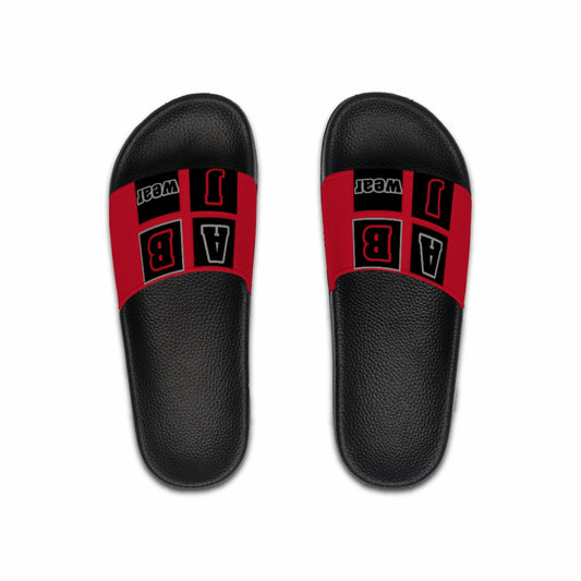 ABJ Block (Red) Men's Slide Sandals