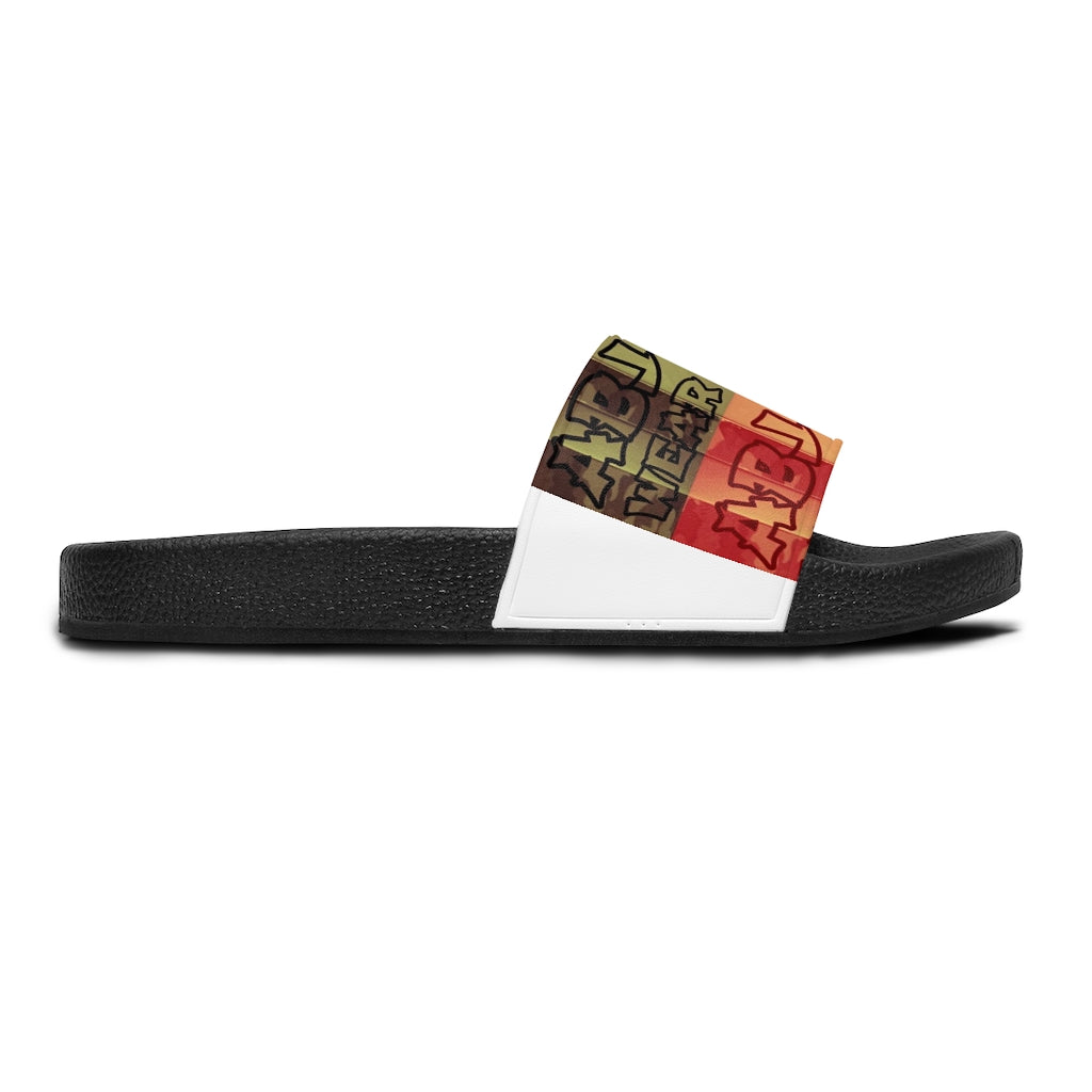 ABJ Signature Multicolor Women's Slide Sandals