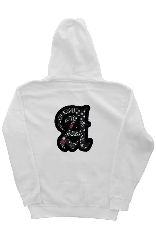 ABJ Black Square Scarf zip hoody