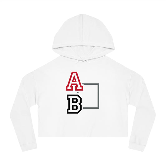 ABJ Greek Women’s Cropped Hooded Sweatshirt