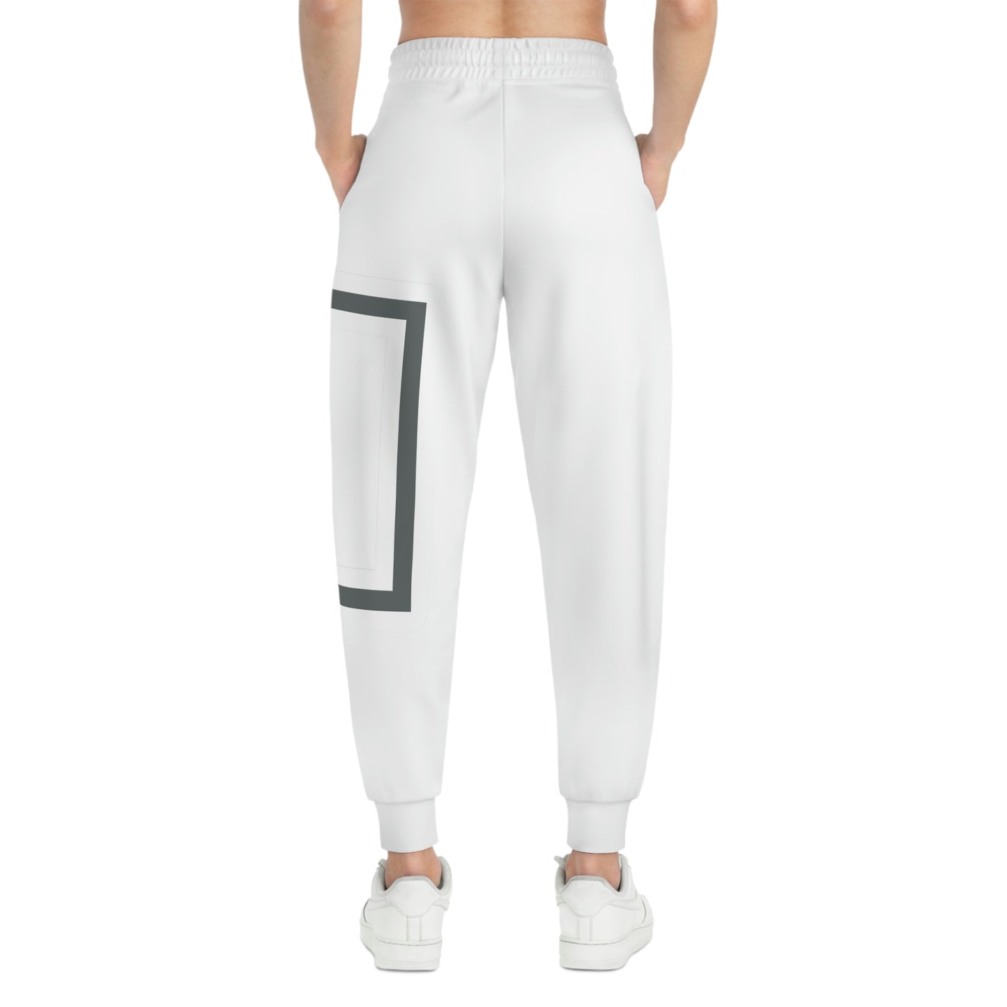 ABJ GREEK {WHITE}  Athletic Joggers (AOP)