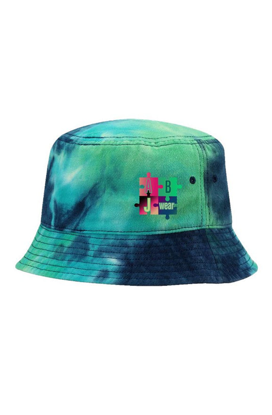 ABJ Puzzle Ocean Tie-Dye Bucket Cap