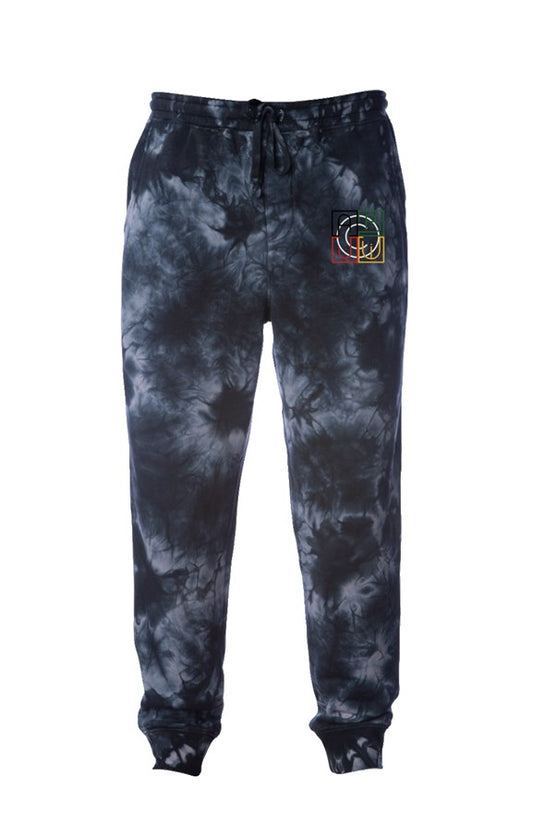 ABJ Crystal Black  Tie Dye Joggers