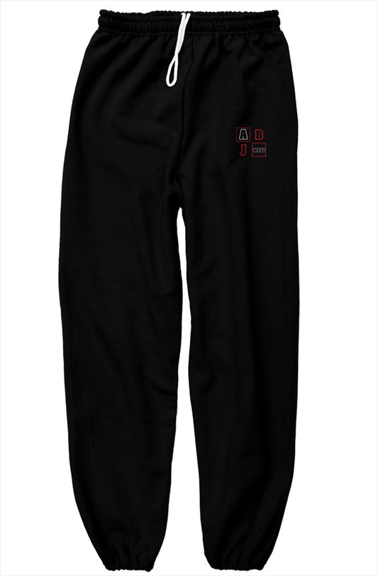 ABJ Cube Red Block Men's (Black) classic sweatpant