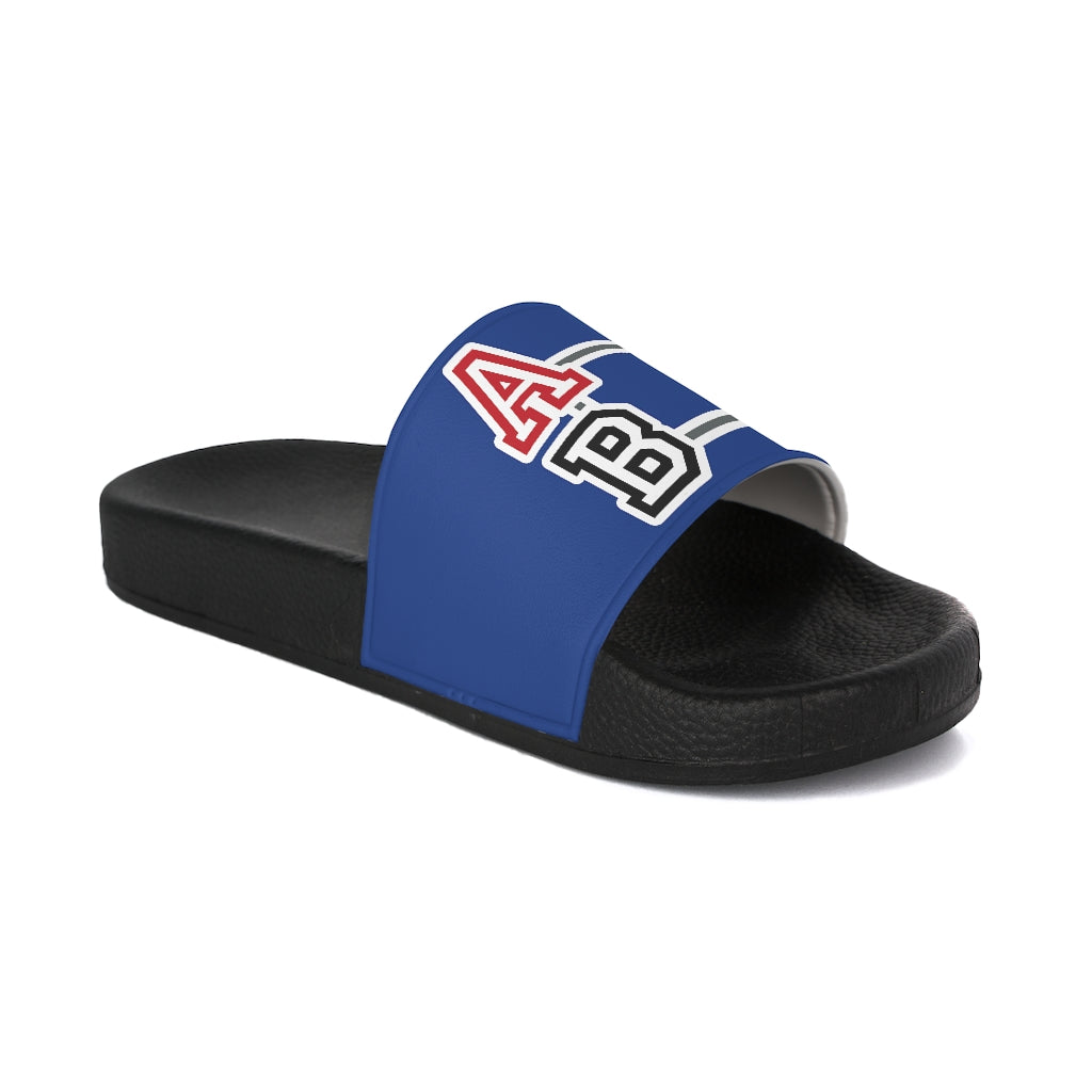 ABJ Greek (Dark Blue Royal) Women's Slide Sandals