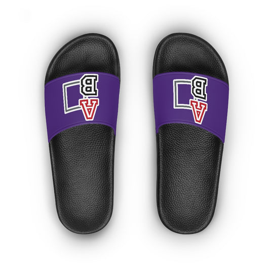 ABJ Greek Purple Women's Slide Sandals