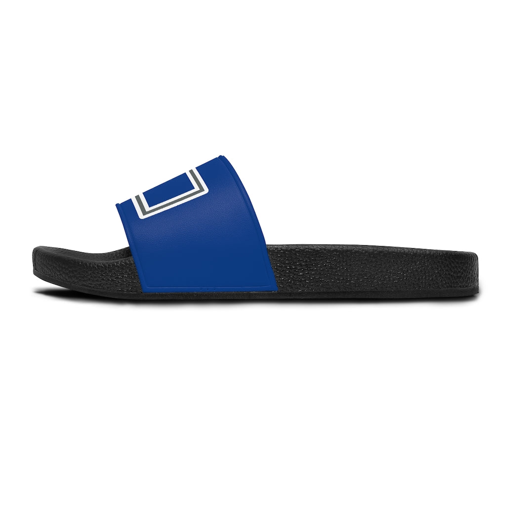 ABJ Greek (Dark Blue Royal) Women's Slide Sandals