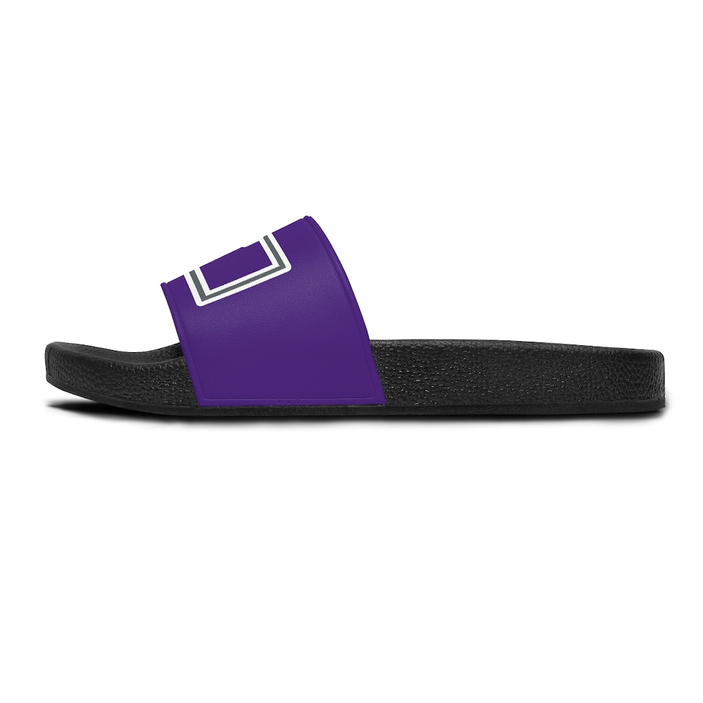 ABJ Greek Purple Women's Slide Sandals