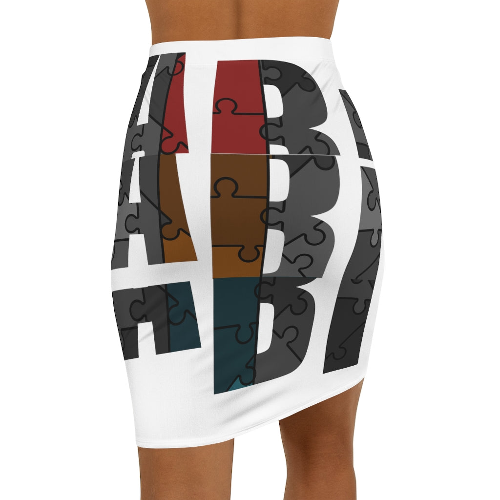 ABJ Puzzle Women's Mini Skirt