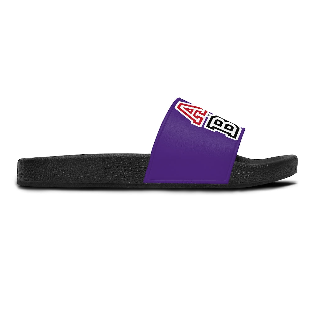 ABJ Greek Purple Women's Slide Sandals