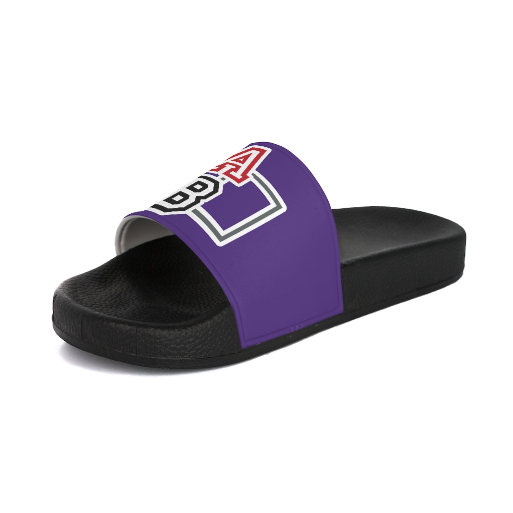 ABJ Greek Purple Women's Slide Sandals