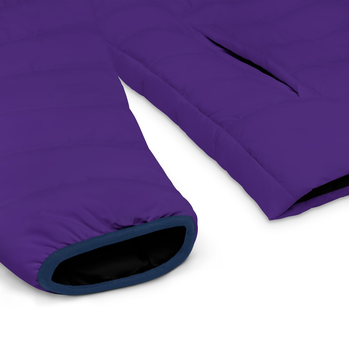 ABJ Cube Men's (Purple) Puffer Jacket (AOP)