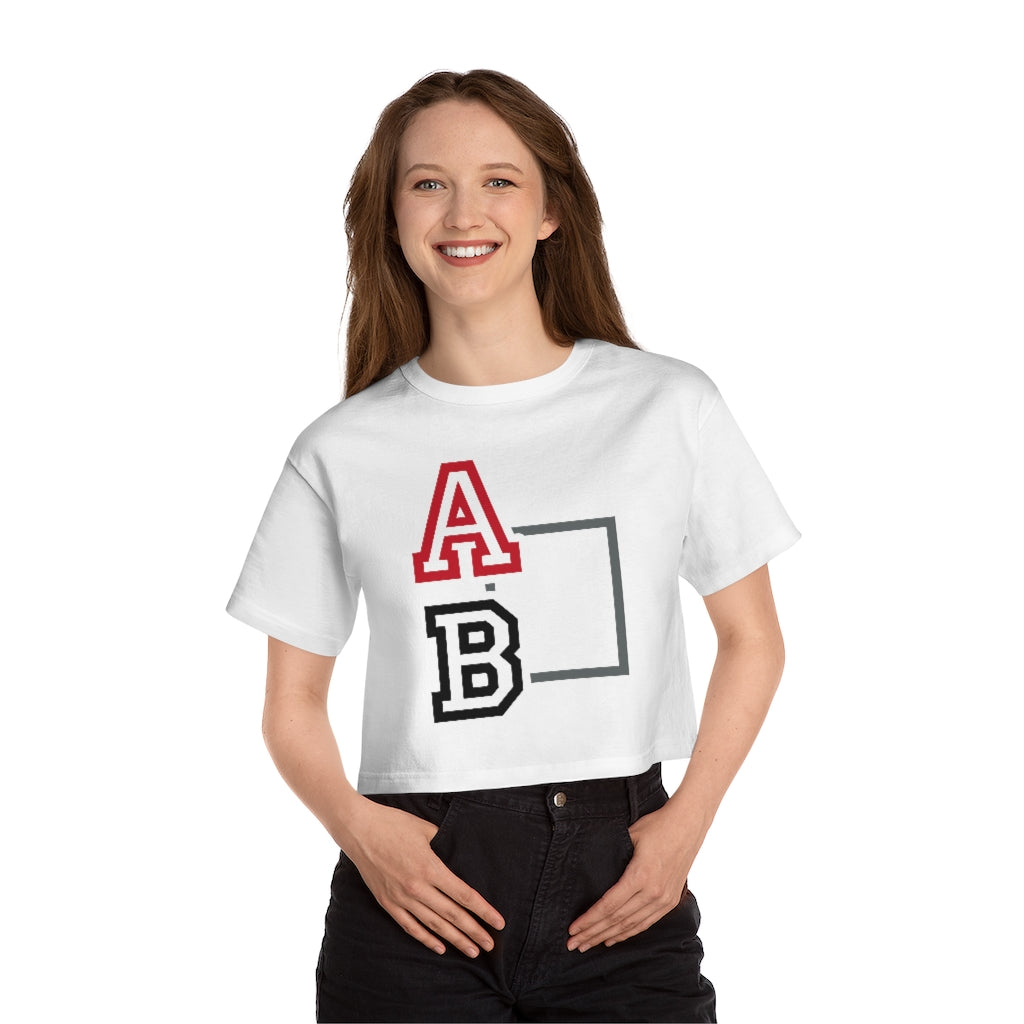 ABJ Greek Champion Women's Heritage Cropped T-Shirt