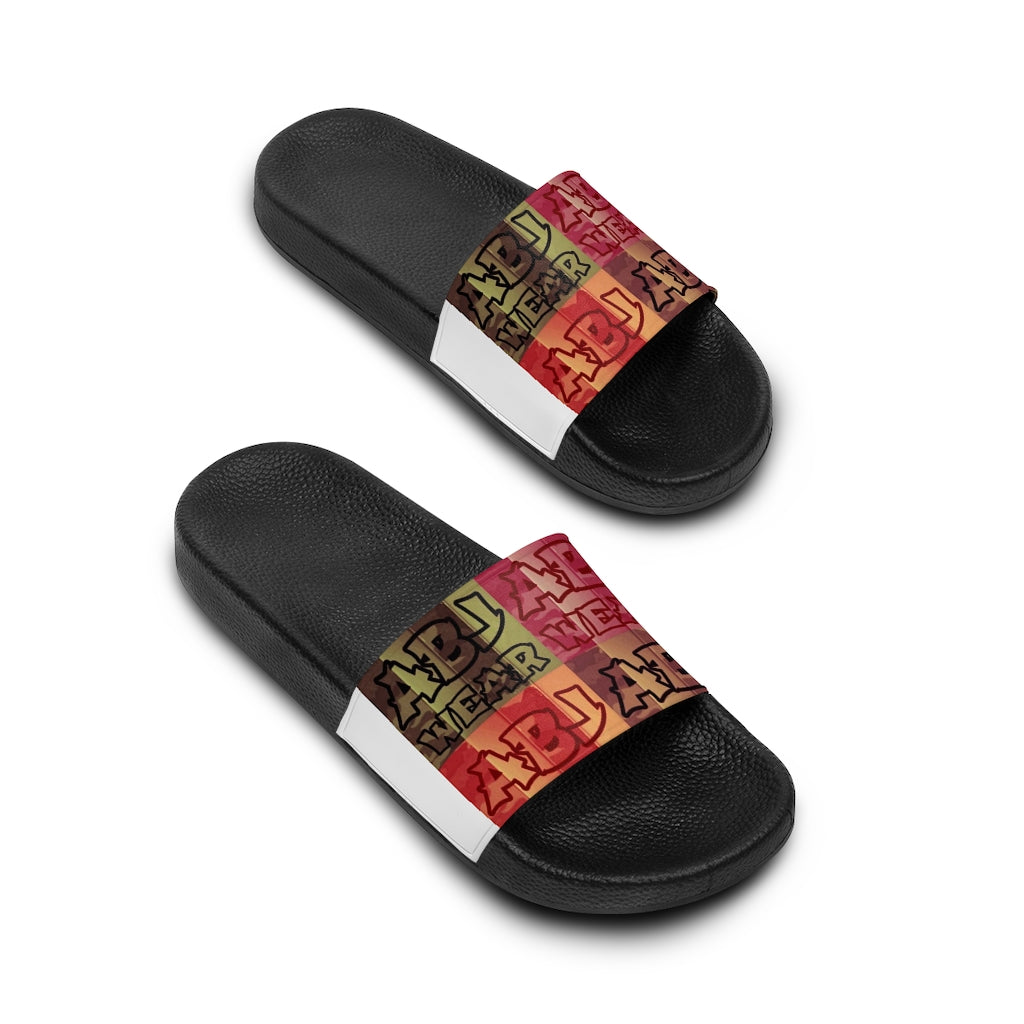 ABJ Signature Multicolor Women's Slide Sandals