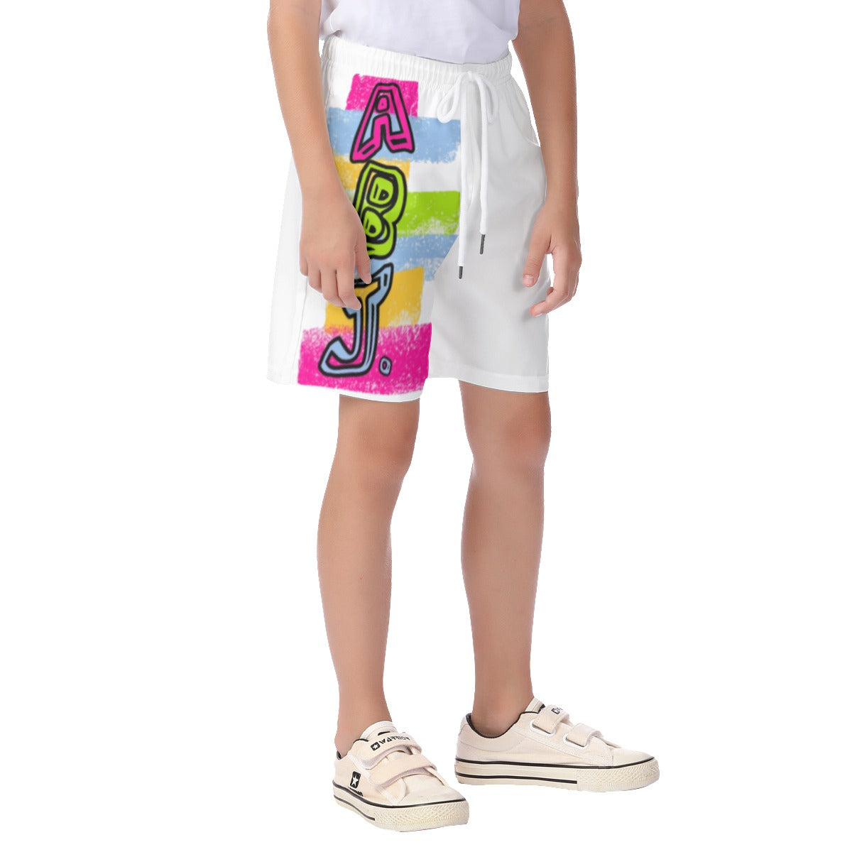 ABJ Colorful Brick All-Over Print Toddler Beach Shorts