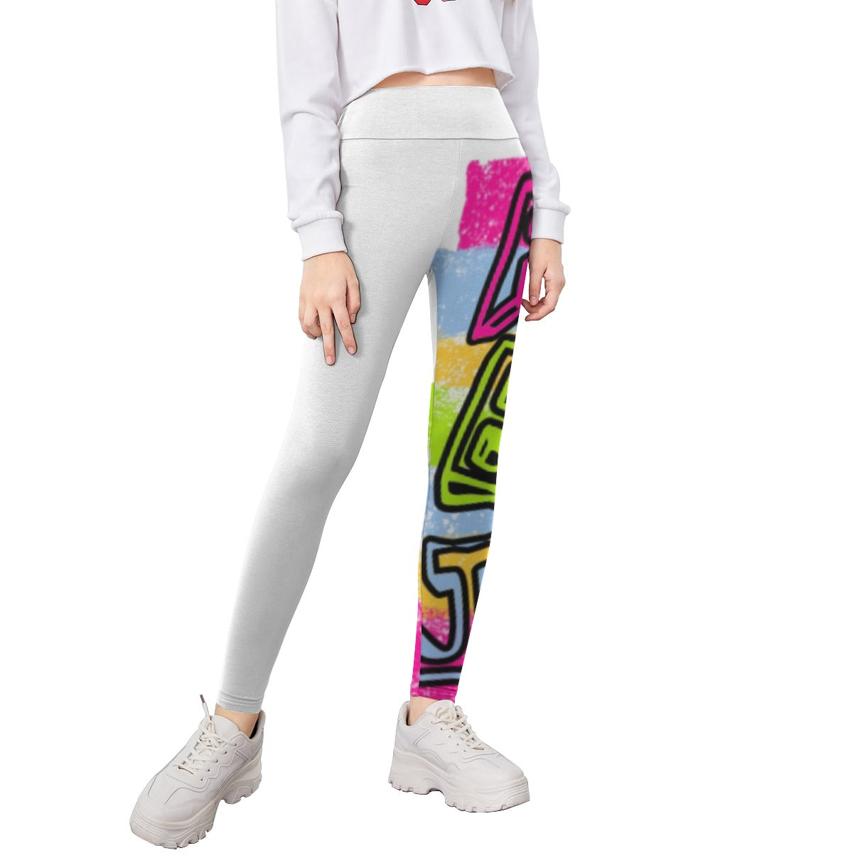 ABJ Colorful Brick All-Over Print Kid's Leggings