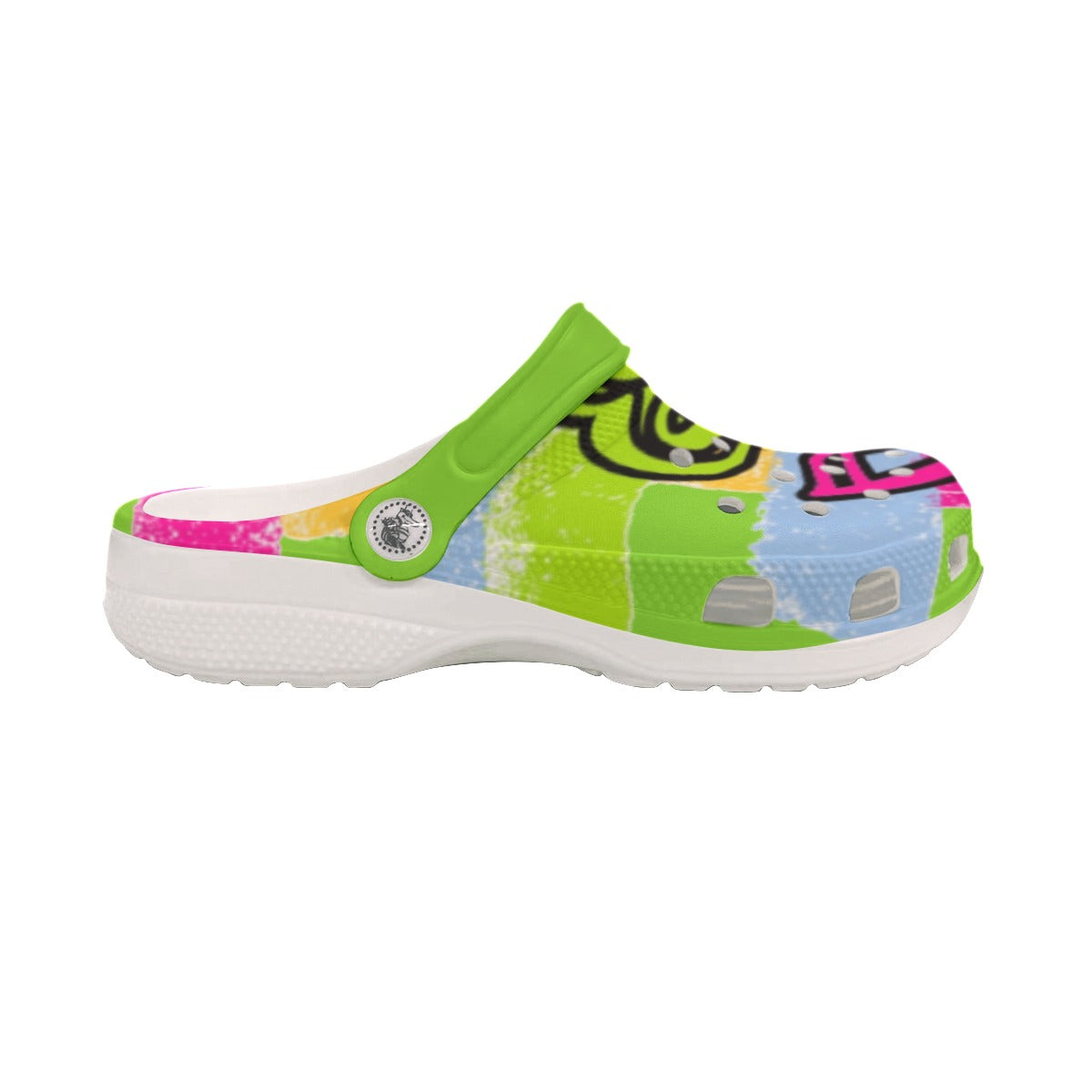 ABJ colorful Brick All-Over Print Women's Classic Clogs