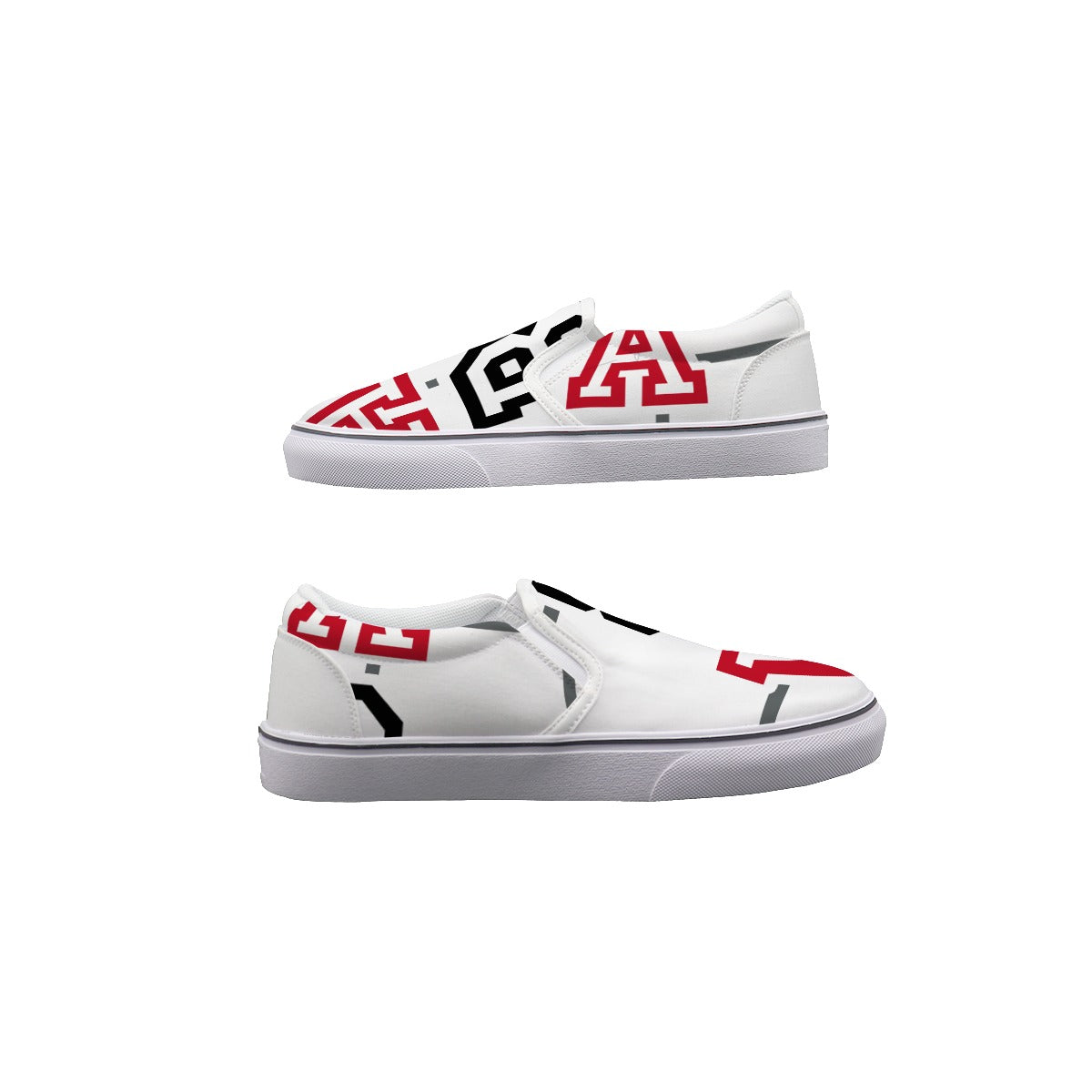 ABJ Text Greek Kid's Slip On Sneakers