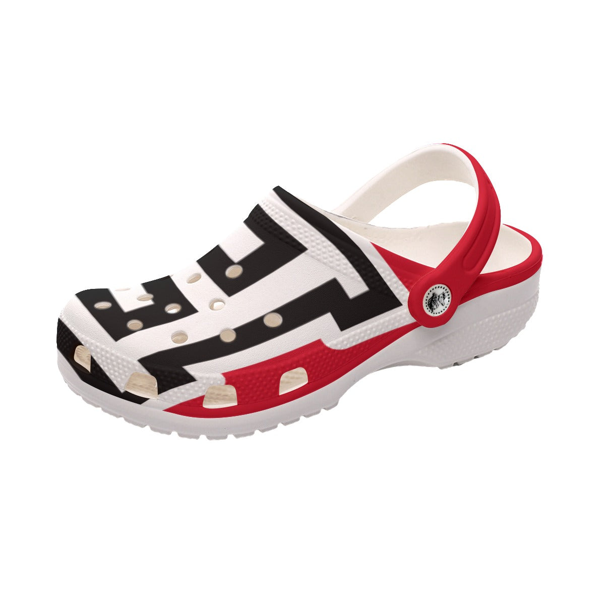 ABJ GREEK All-Over Print Women's Classic Clogs