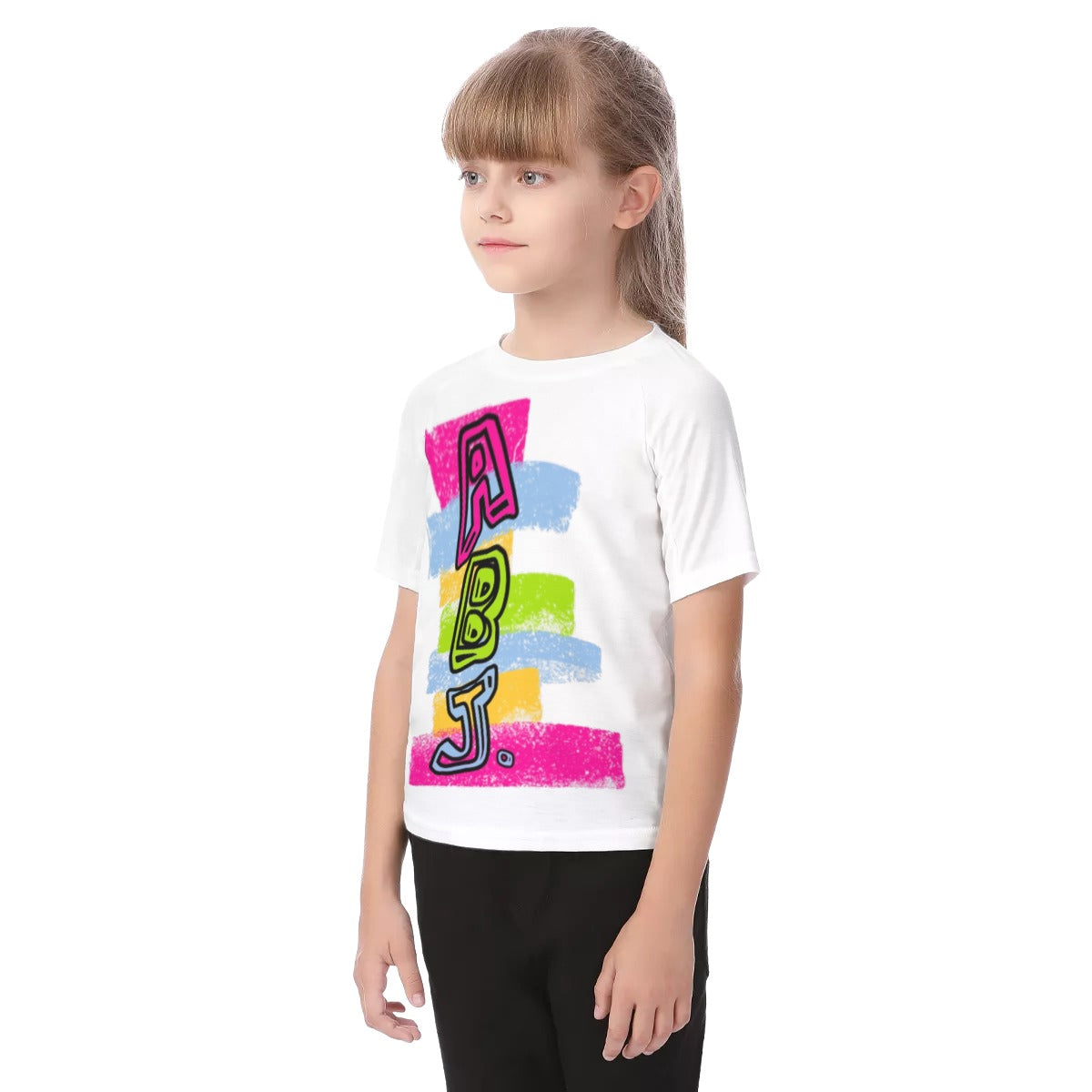 ABJ Colorful Brick  Kids All-Over Print Kid's Raglan Sleeve T-shirt