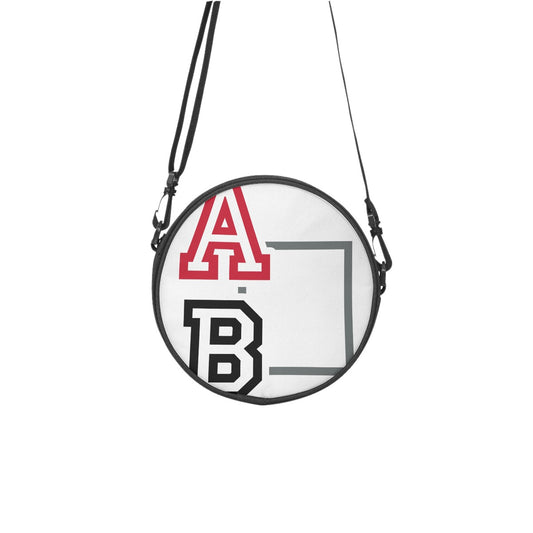 ABJ Greek White Round Satchel Bags