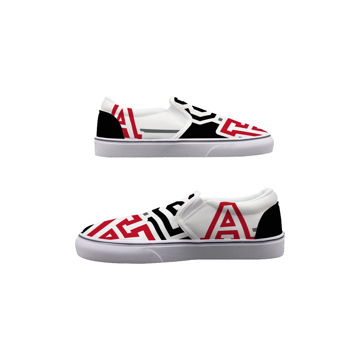 ABJ Text Greek Kid's Slip On Sneakers