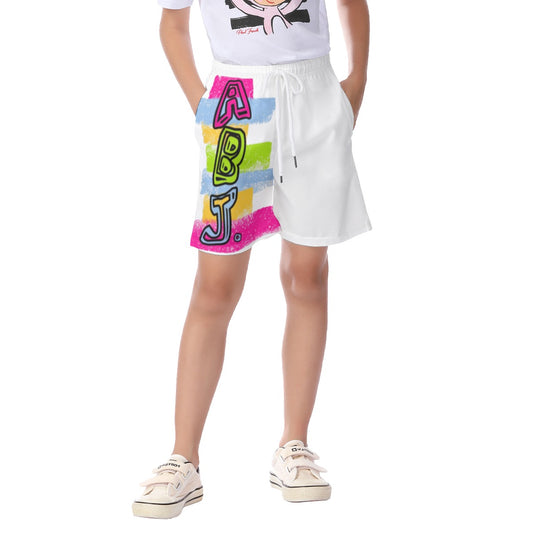 ABJ Colorful Brick All-Over Print Toddler Beach Shorts