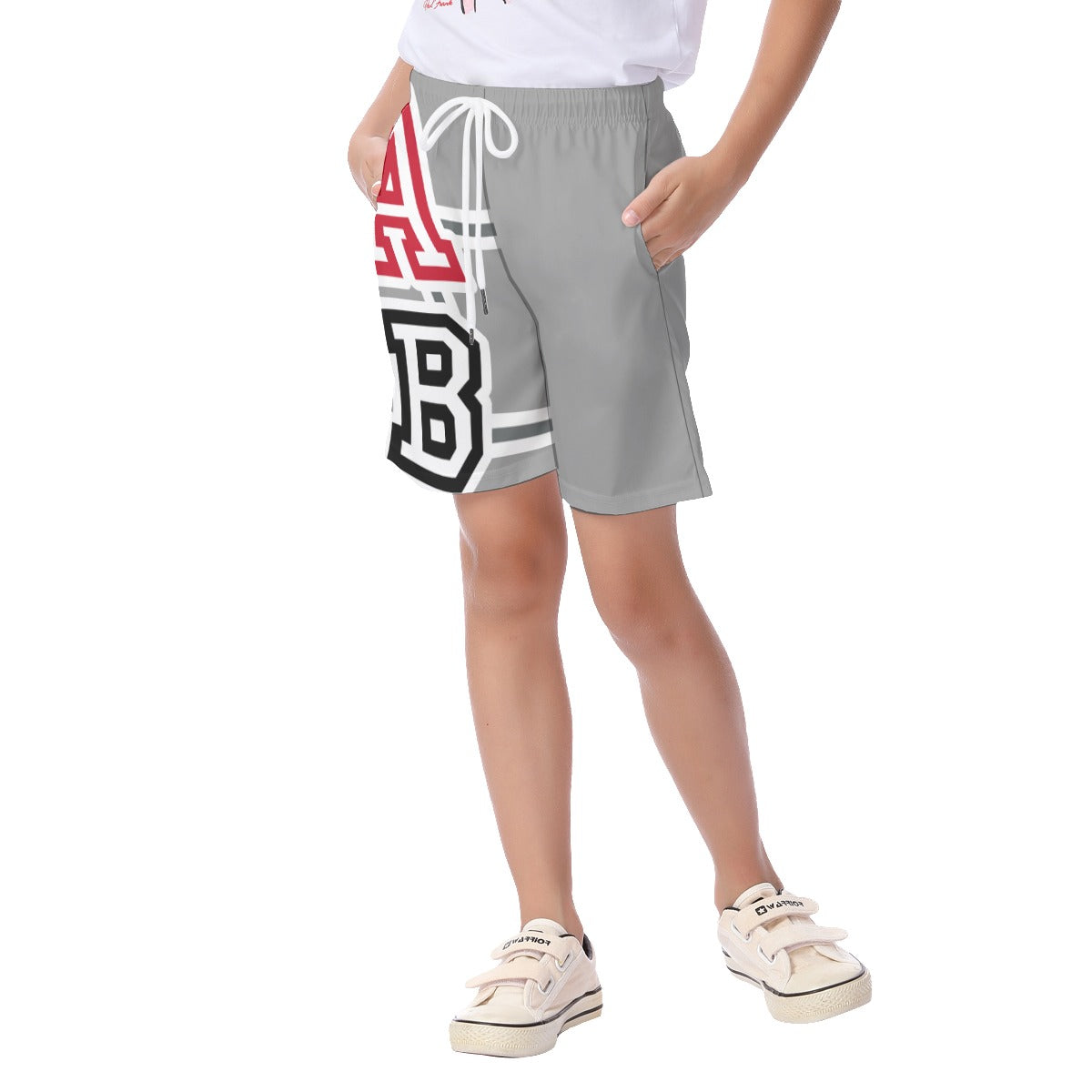 ABJ Greek All-Over Print Toddler Beach Shorts