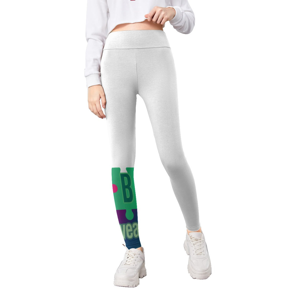 ABJ Puzzle All-Over Print Kid's Leggings