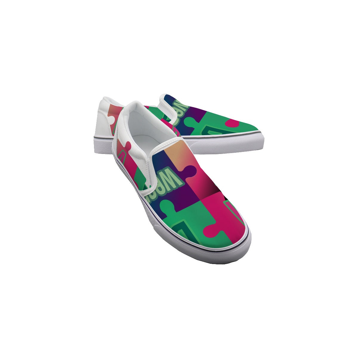 ABJ Puzzle Kid's Slip On Sneakers