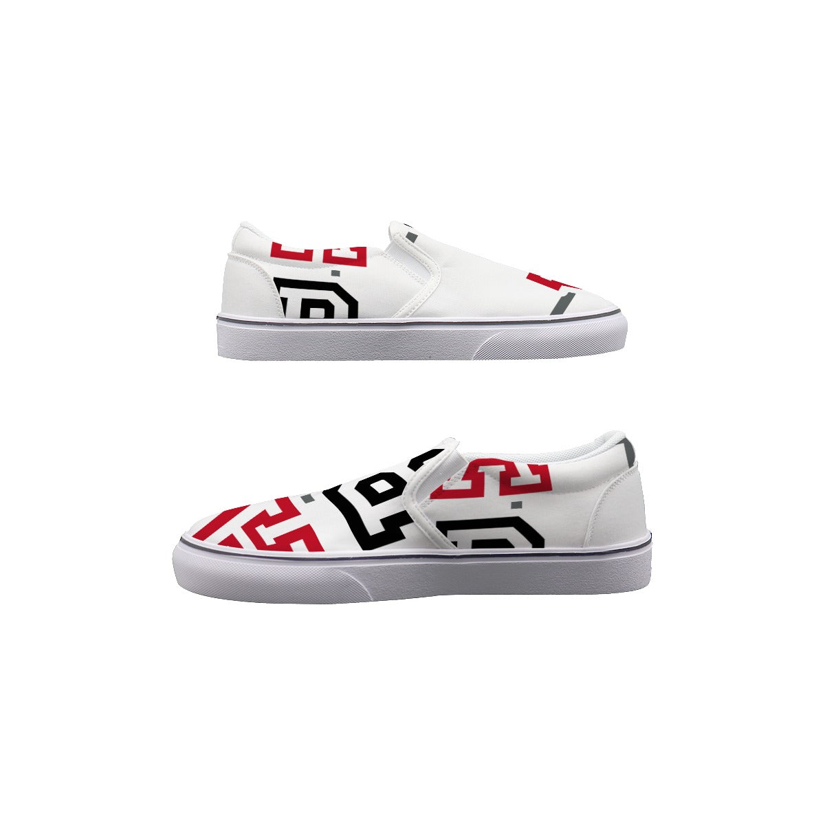 ABJ Text Greek Kid's Slip On Sneakers