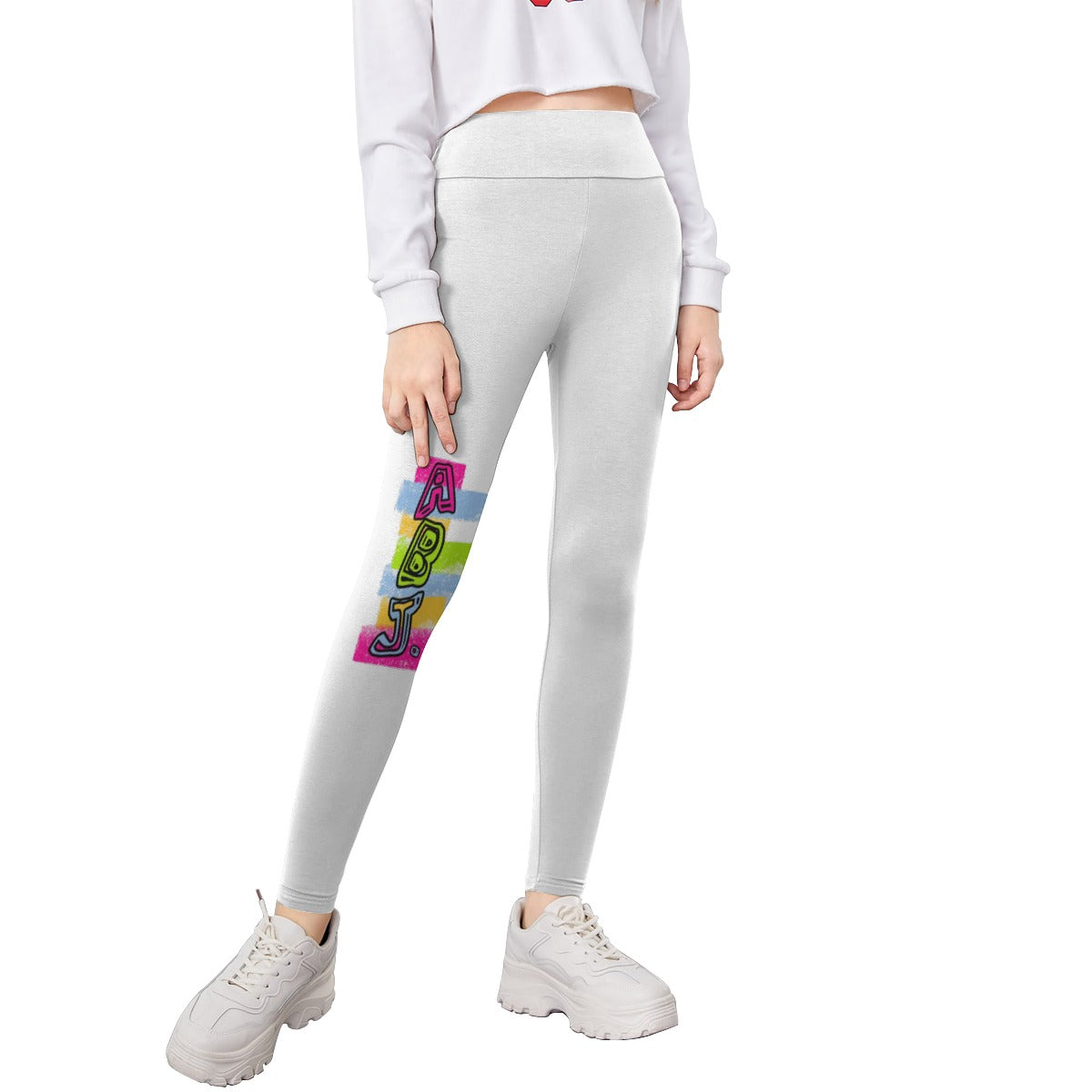 ABJ Colorful Brick All-Over Print Kid's Leggings