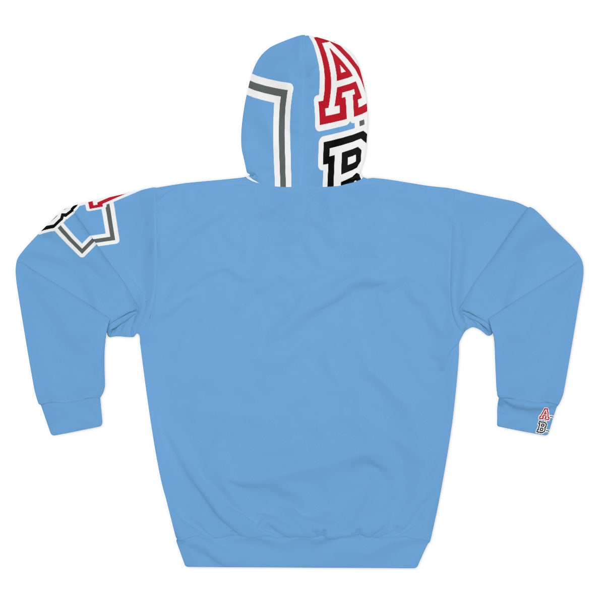 ABJ Greek Baby blue AOP Unisex Pullover Hoodie