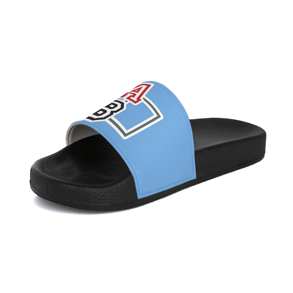 ABJ Greek (Baby Blue) Women's Slide Sandals