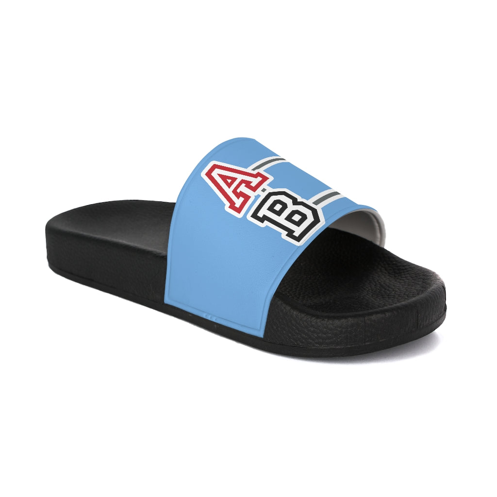 ABJ Greek (Baby Blue) Women's Slide Sandals