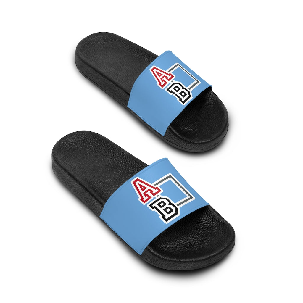 ABJ Greek (Baby Blue) Women's Slide Sandals