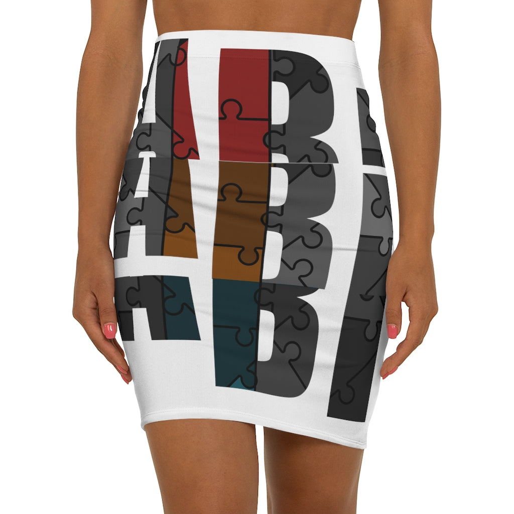 ABJ Puzzle Women's Mini Skirt