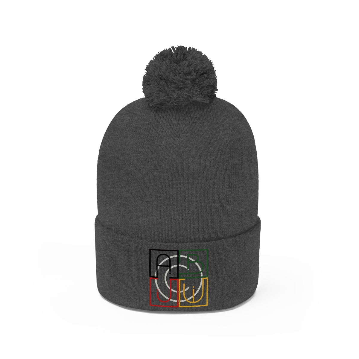 ABJ Cube Pom Pom Beanie