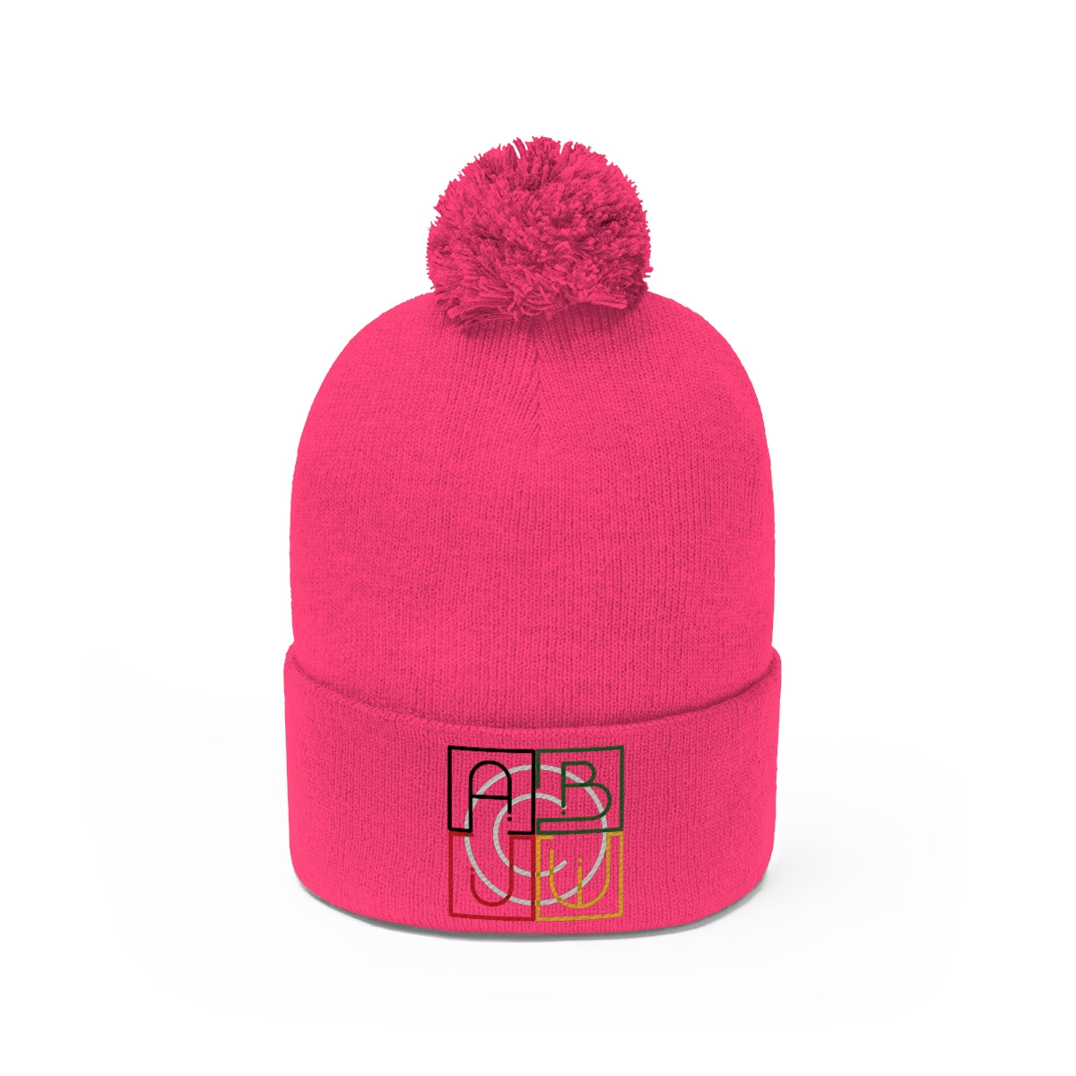 ABJ Cube Pom Pom Beanie